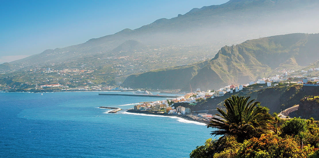 A view over the island of La Palma